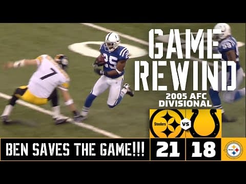 The Immaculate Redemption — Roethlisberger’s shoestring tackle