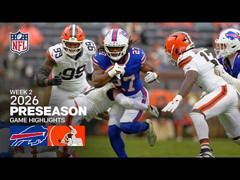 Buffalo Bills vs Cleveland Browns | 2026 Preseason Week 2