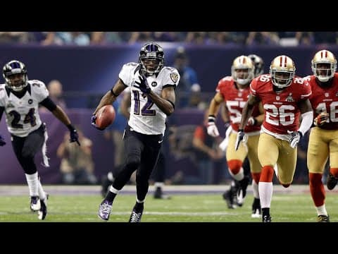 Jacoby Jonesの108ヤードkickoff return TD（Super Bowl記録）