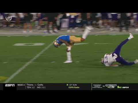 実例映像: Washingtonのキッカーに科されたTripping