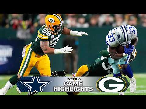 Dallas Cowboys vs Green Bay Packers Game Highlights | 2026 NFL Season Week 6