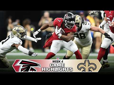 Atlanta Falcons vs New Orleans Saints Game Highlights | 2026 NFL Season Week 4