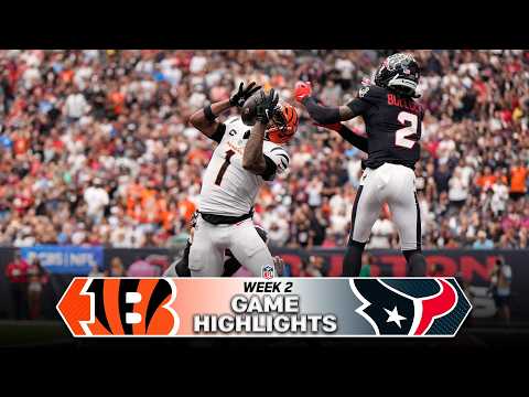 Cincinnati Bengals vs Houston Texans Game Highlights | 2026 NFL Season Week 2