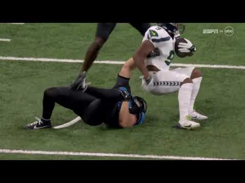 Kenneth Walker III refuses to go down after being flipped