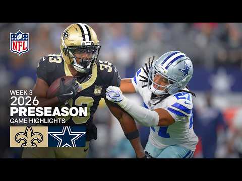 New Orleans Saints vs. Dallas Cowboys | 2026 Preseason Week 3