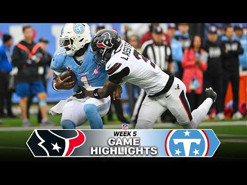 Houston Texans vs. Tennessee Titans Game Highlights | NFL 2026 Season Week 5