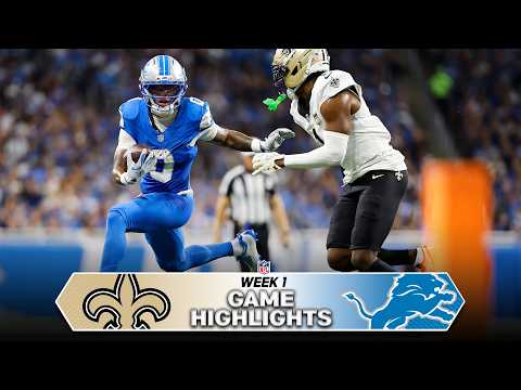 New Orleans Saints vs. Detroit Lions Game Highlights | NFL 2026 Season Week 1
