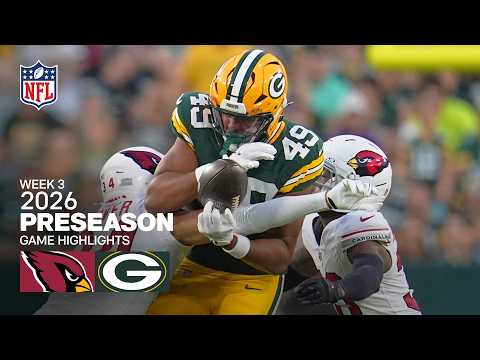 Arizona Cardinals vs. Green Bay Packers | 2026 Preseason Week 3