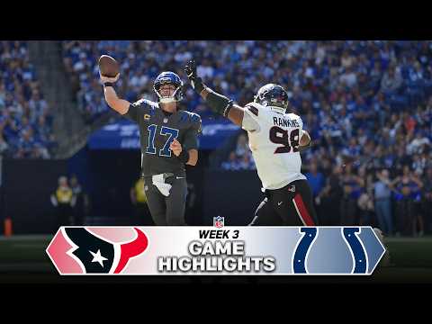 Houston Texans vs Indianapolis Colts Game Highlights | 2026 NFL Season Week 3