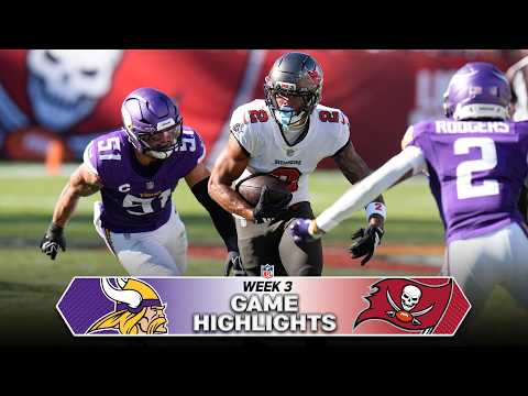 Minnesota Vikings vs Tampa Bay Buccaneers Game Highlights | 2026 NFL Season Week 3