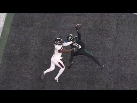Garrett Wilson's one-handed touchdown catch