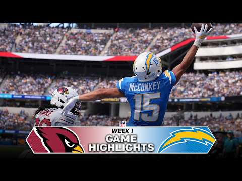 Arizona Cardinals vs. Los Angeles Chargers Game Highlights | NFL 2026 Season Week 1