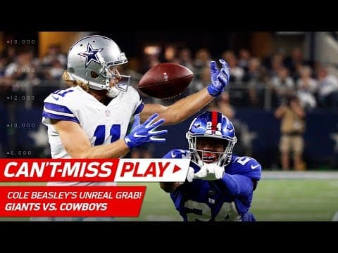 Cole Beasley's behind-the-back catch