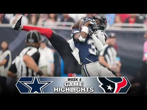 Dallas Cowboys vs. Houston Texans Game Highlights | NFL 2026 Season Week 4