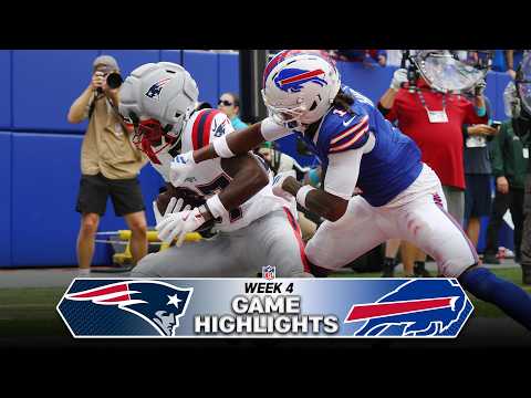 New England Patriots vs. Buffalo Bills Game Highlights | NFL 2026 Season Week 4