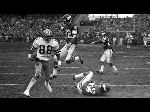 The original Hail Mary — Roger Staubach to Drew Pearson