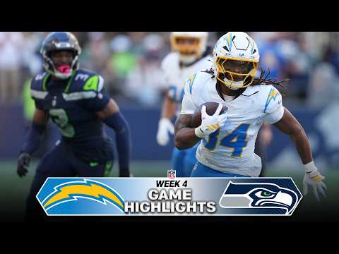 Los Angeles Chargers vs. Seattle Seahawks Game Highlights | NFL 2026 Season Week 4