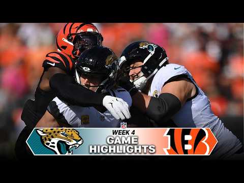 Jacksonville Jaguars vs Cincinnati Bengals Game Highlights | 2026 NFL Season Week 4