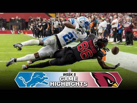 Detroit Lions vs. Arizona Cardinals Game Highlights | NFL 2026 Week 5