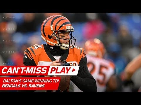 Andy Dalton to Tyler Boyd sends Buffalo to the playoffs