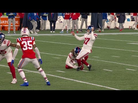 Younghoe Koo's zero-yard field-goal whiff