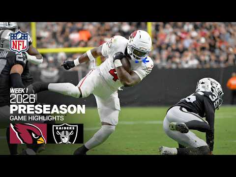 Arizona Cardinals vs Las Vegas Raiders | 2026 Preseason Week 1