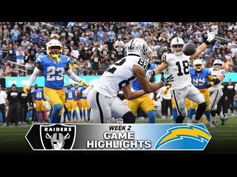 Las Vegas Raiders vs Los Angeles Chargers Game Highlights | 2026 NFL Season Week 2