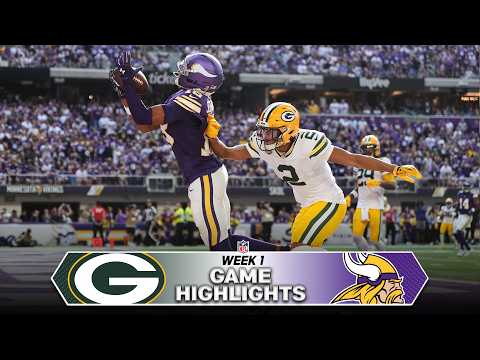 Green Bay Packers vs. Minnesota Vikings Game Highlights | NFL 2026 Season Week 1
