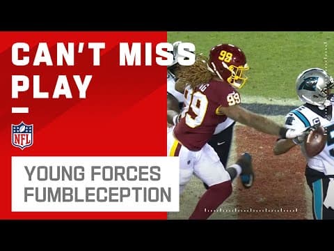 Chase Young forces the rare 'FumbleCeption'