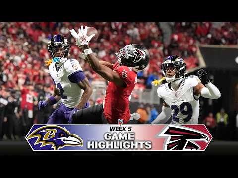 Baltimore Ravens vs Atlanta Falcons Game Highlights | 2026 NFL Season Week 5