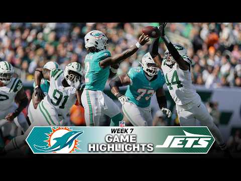 Miami Dolphins vs. New York Jets Game Highlights | 2026 NFL Season Week 7