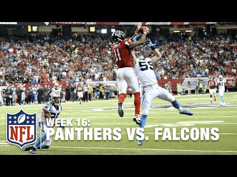 Julio Jones catches it over Luke Kuechly and races 70 yards for a touchdown