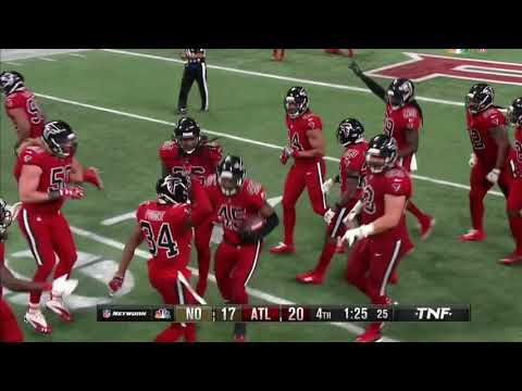 Deion Jones' game-sealing end-zone interception