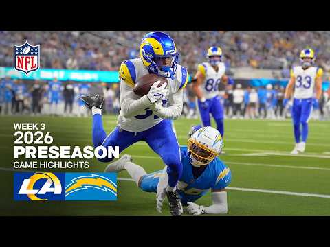 Los Angeles Rams vs. Los Angeles Chargers | 2026 Preseason Week 3