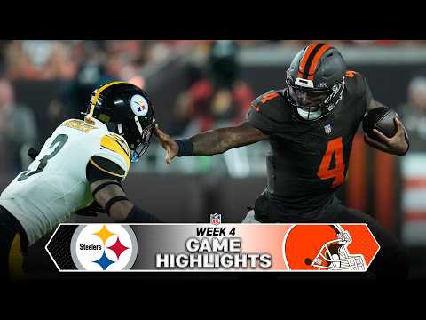 Pittsburgh Steelers vs Cleveland Browns Game Highlights | 2026 NFL Season Week 4