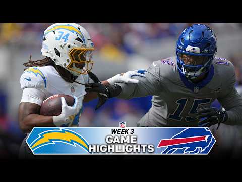 Los Angeles Chargers vs. Buffalo Bills Game Highlights | NFL 2026 Season Week 3