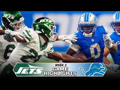 New York Jets vs. Detroit Lions Game Highlights | NFL 2026 Season Week 3
