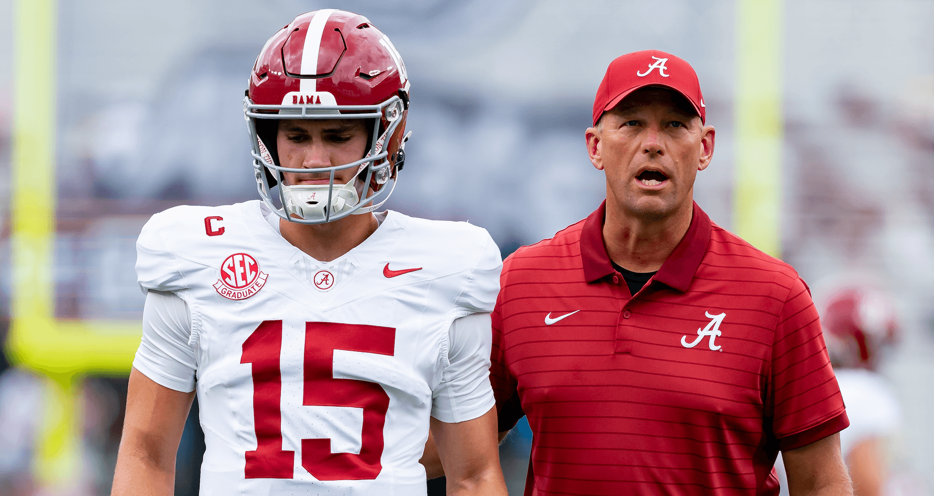 
                        Could Ty Simpson be Browns' QB answer in 2026 NFL Draft? Alabama's Kalen DeBoer weighs in
                    