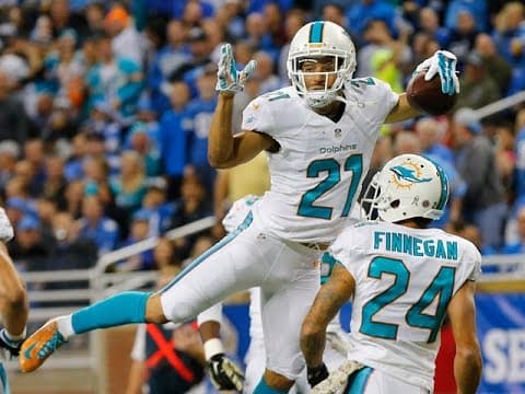 Brent Grimes' one-handed interception