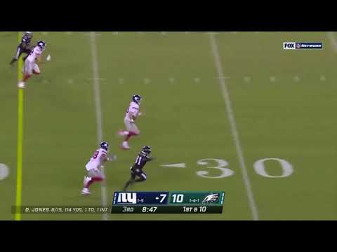 Daniel Jones、80ヤード独走で自爆