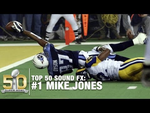 NFL「Top 50 Sound FX」第1位 — One Yard Short!