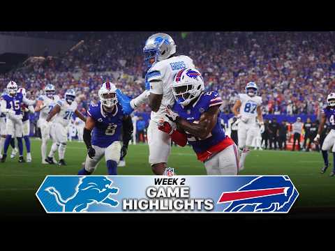 Detroit Lions vs Buffalo Bills Game Highlights | 2026 NFL Season Week 2