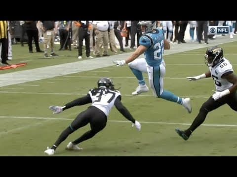 Christian McCaffreyの空中1回転TD