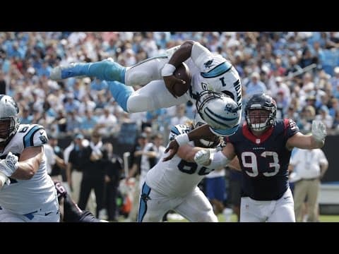 Cam Newton's front-flip touchdown