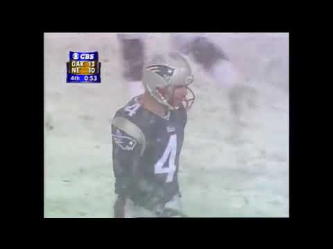 Adam Vinatieri、吹雪の中の45ヤードFG