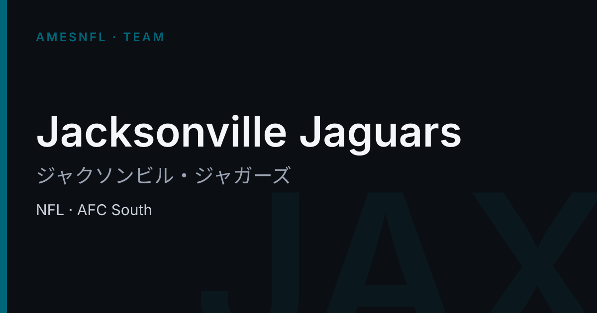 ジャクソンビル・ジャガーズ サラリーキャップ | AmesNFL